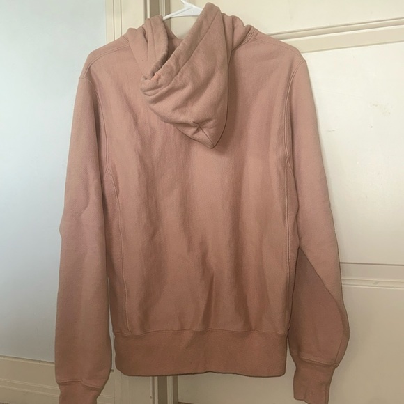 Champion Reverse Weave Pink Hoodie Sweatshirt, size small - Picture 2 of 3